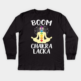 Boom Chakra Lacka Kids Long Sleeve T-Shirt